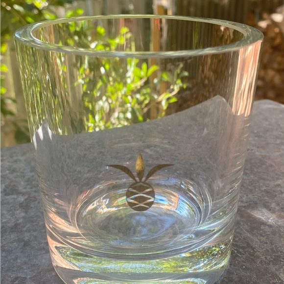 WILLIAM SONOMA Double Old Fashioned Glads with Gold Pineapple - Picture 6 of 6